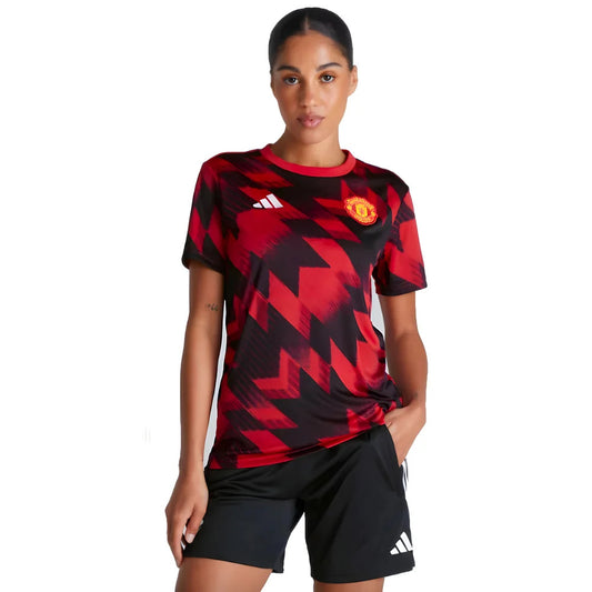 2025-2026 Man Utd Pre-Match Shirt (Red) - Womens_1