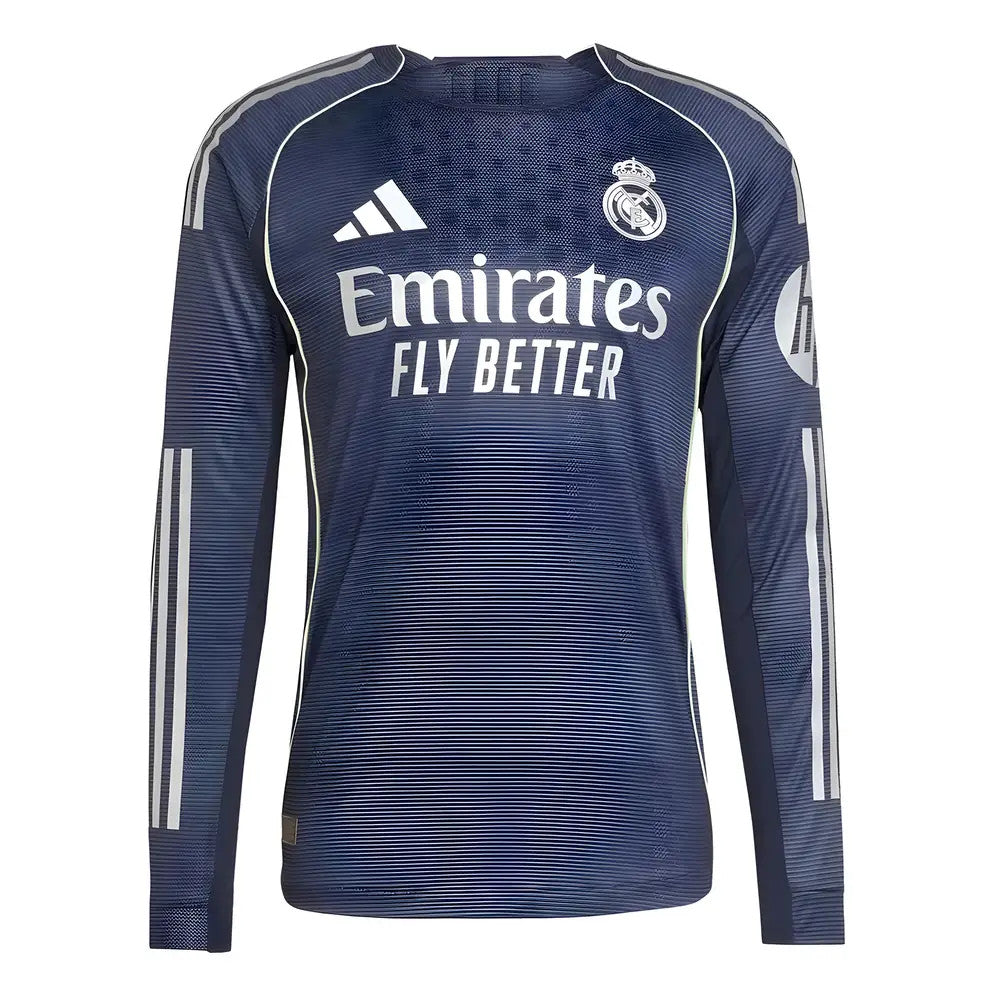 2025-2026 Real Madrid Authentic Long Sleeve Away Shirt_1