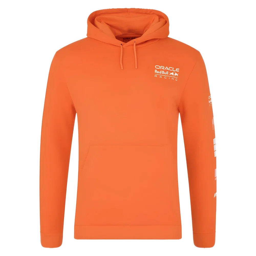 2025 Red Bull Racing MV Puzzle OH Hoodie (Exotic Orange) - Kids_3
