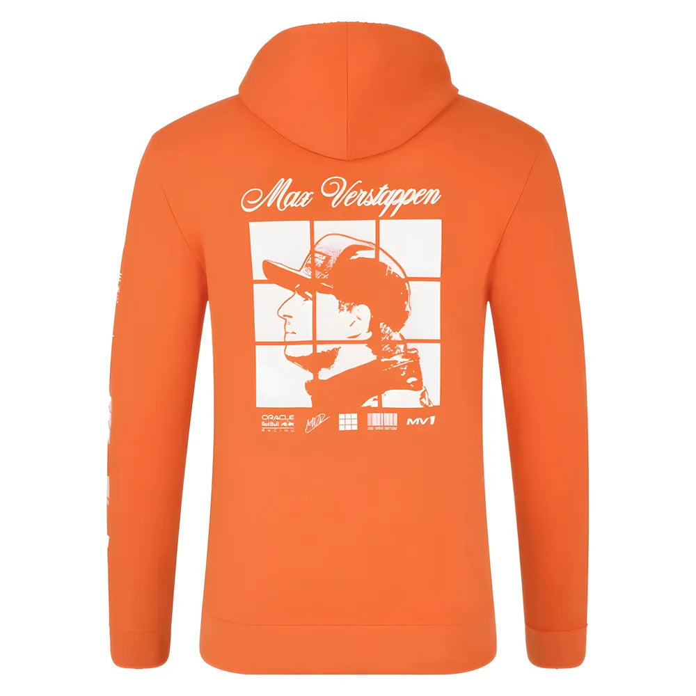 2025 Red Bull Racing MV Puzzle OH Hoodie (Exotic Orange) - Kids_3