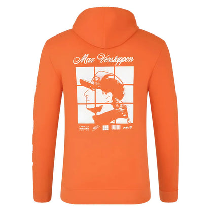 2025 Red Bull Racing MV Puzzle OH Hoodie (Exotic Orange) - Kids_3