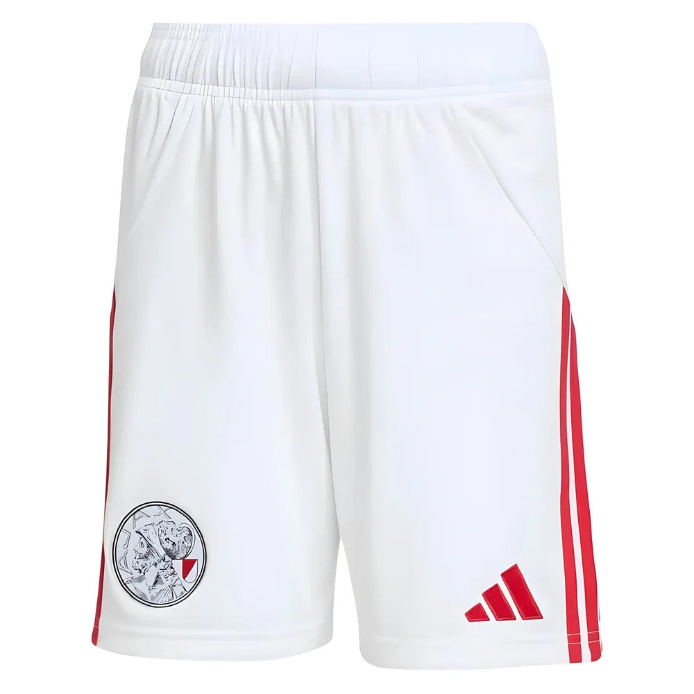 2025-2026 Ajax Home Shorts (White) - Kids_1