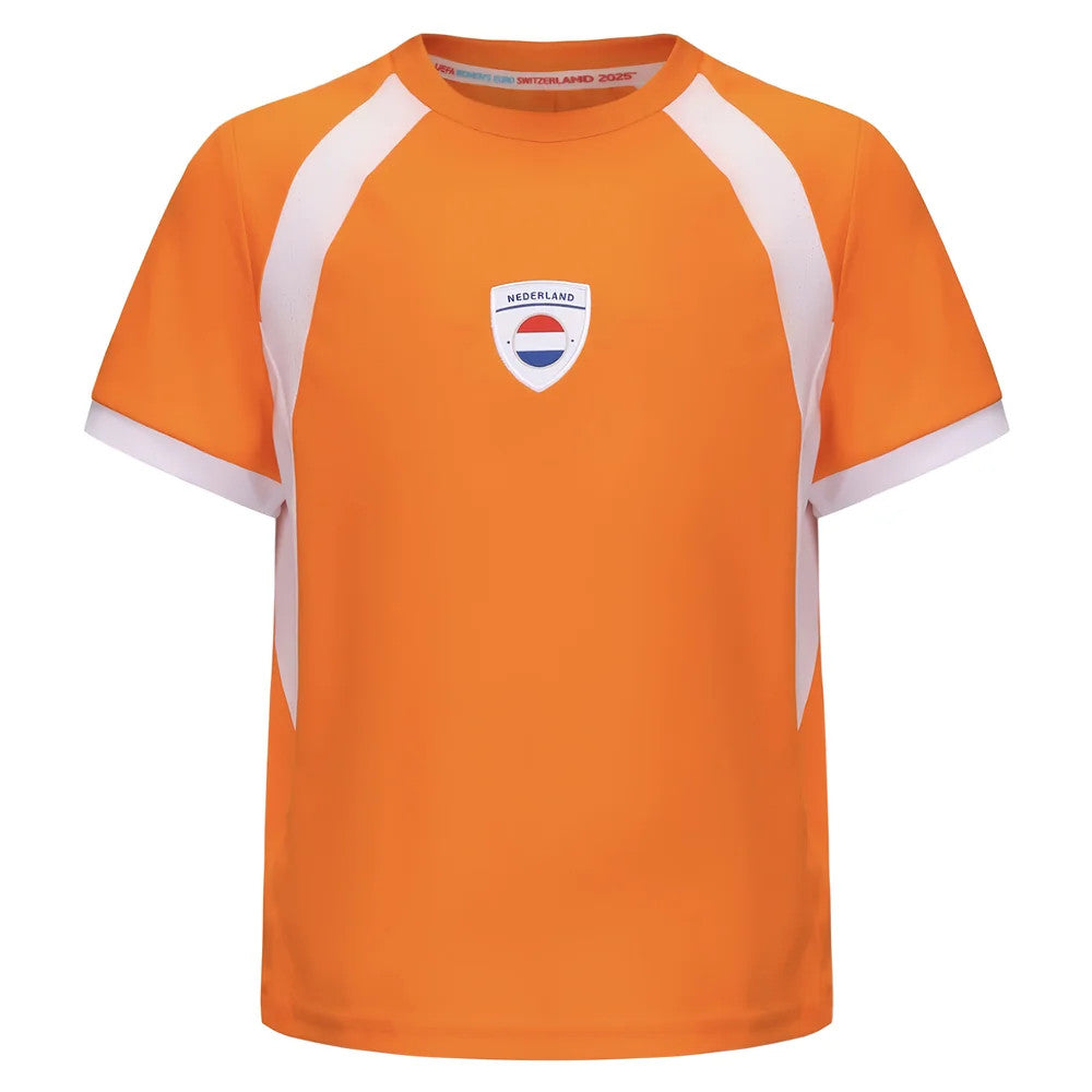 2025 Netherlands WEC Poly T-shirt (Orange) - Kids_2