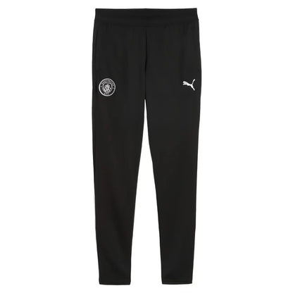 2025-2026 Man City Training Pants w/pockets (Black) - Kids_1