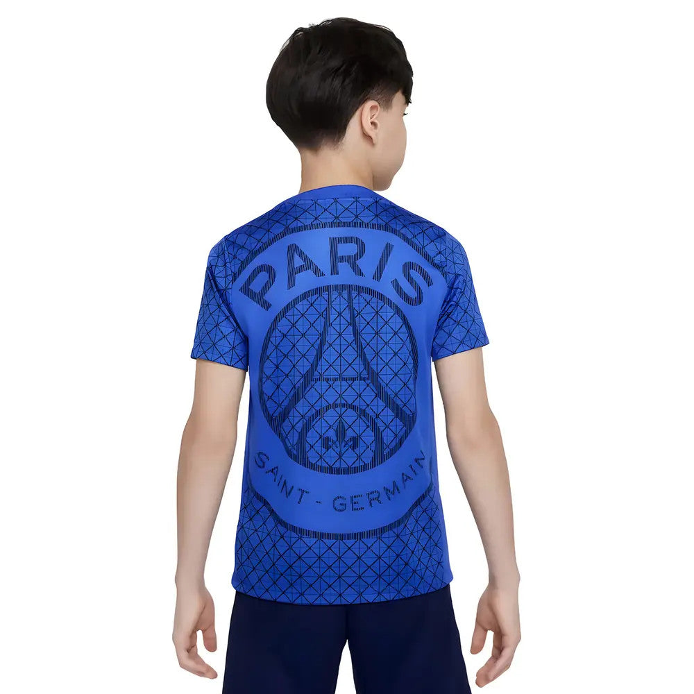 2025-2026 PSG Academy Pro Home Pre Match Shirt (Royal) - Kids_3