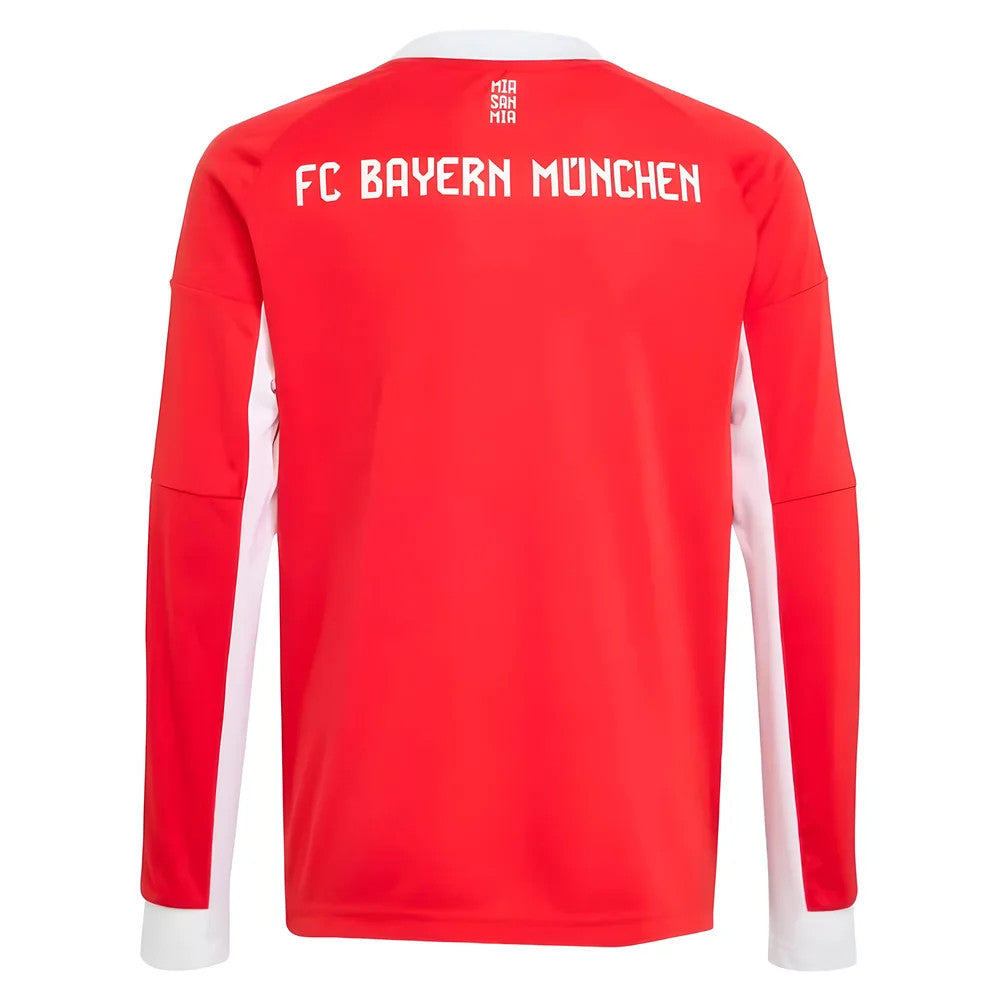 2025-2026 Bayern Munich Long Sleeve Home Shirt (Kids)_2