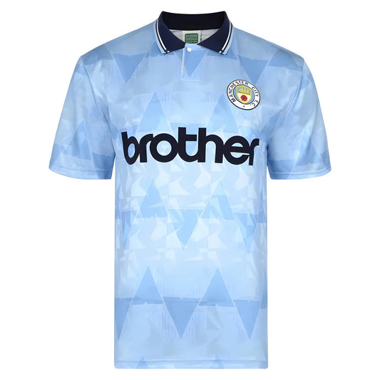 Score Draw Manchester City 1989 Home Shirt_0