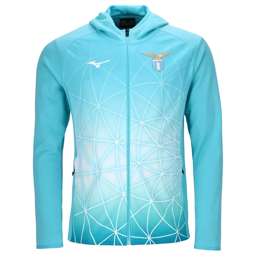 2025-2026 Lazio Hooded Walk Out Jacket (Azure Blue)_1