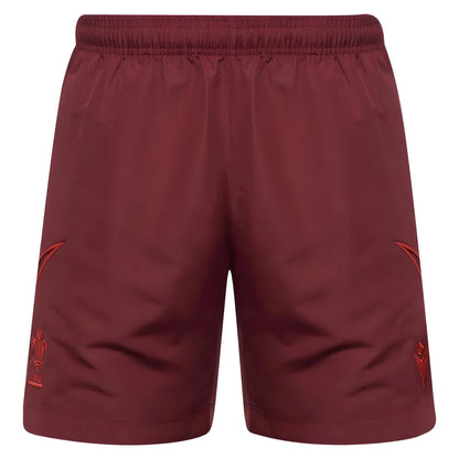 2025-2026 Wales Rugby Travel Bermuda Shorts (Deep Red)_3