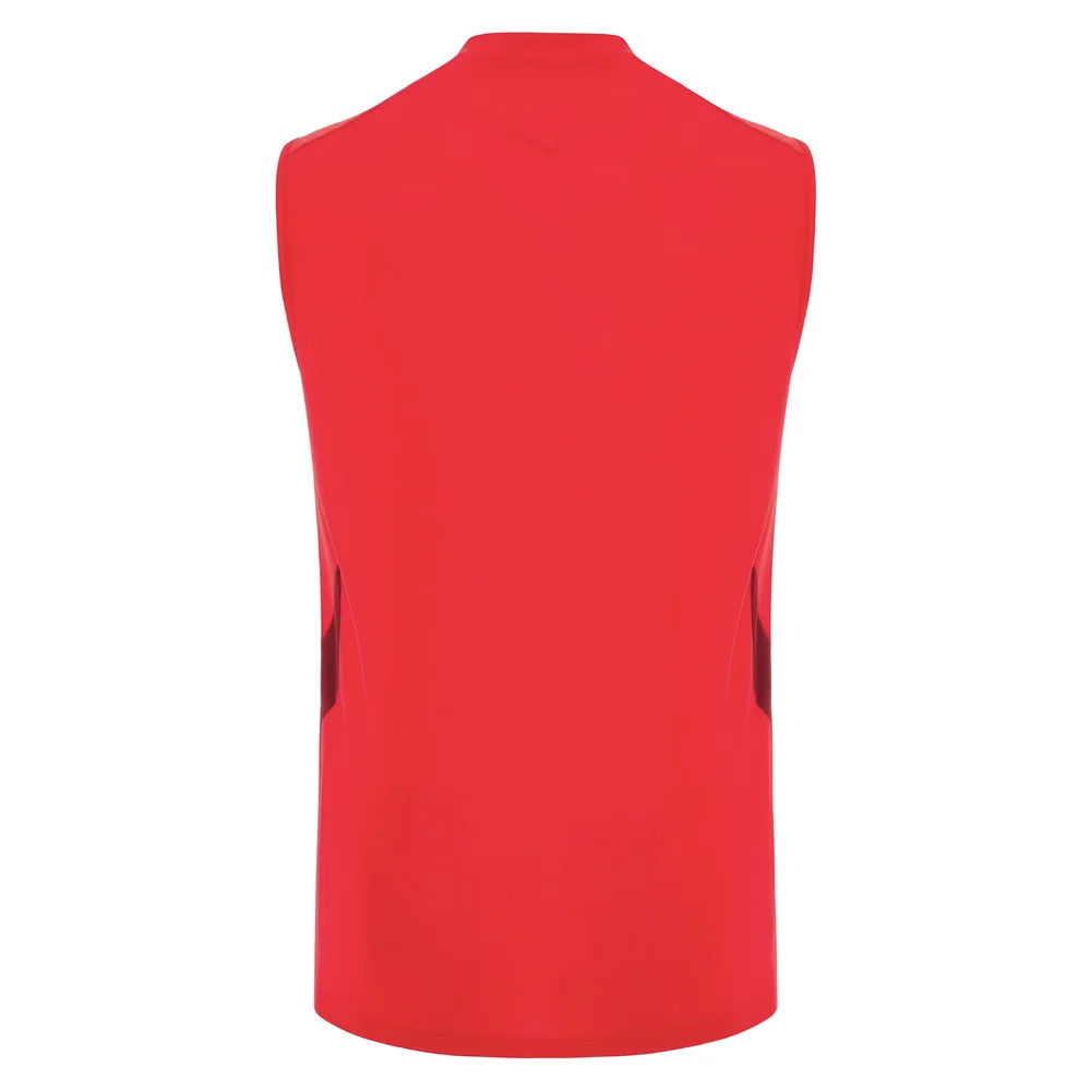 2025-2026 Wales Rugby Training Sleeveless Shirt (Red)_3
