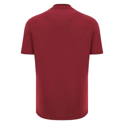 2025-2026 Wales WRU Rugby Travel Cotton Tee (Deep Red)_3