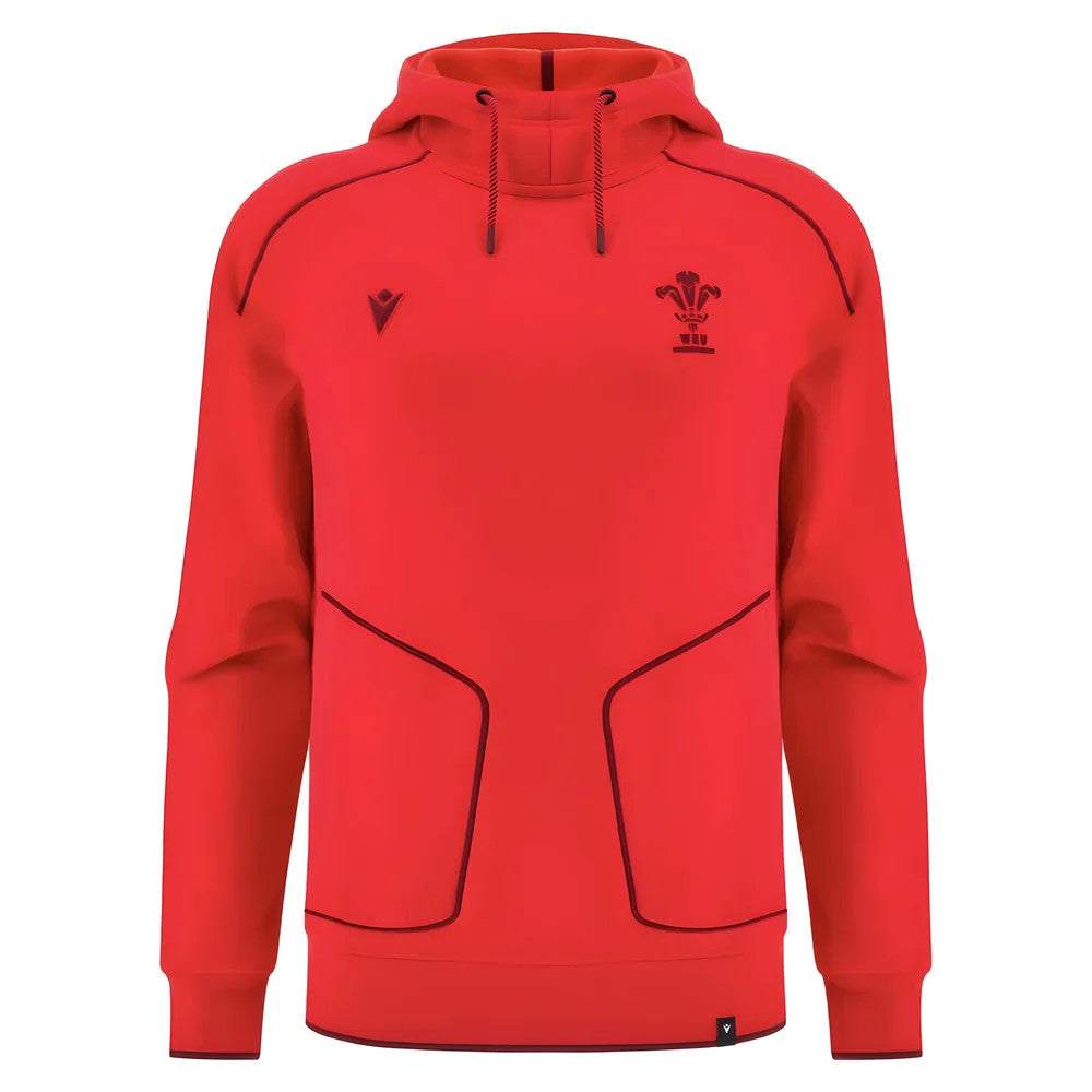 2025-2026 Wales WRU Ath Travel Player Hoody (Red)_2