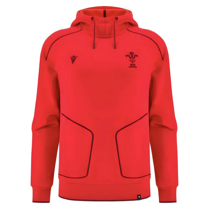 2025-2026 Wales WRU Ath Travel Player Hoody (Red)_2