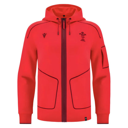 2025-2026 Wales WRU Ath Travel Player Full Zip (Red)_3