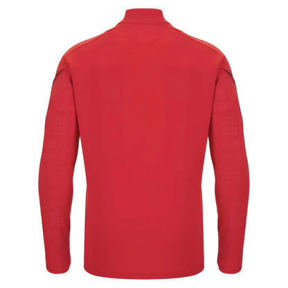 2025-2026 Wales WRU Training Player Quarter Zip Top (Red)_3