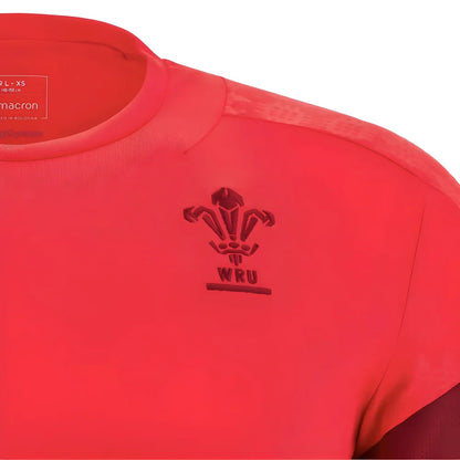 2025-2026 Wales WRU Player Training Shirt (Red) - Kids_3