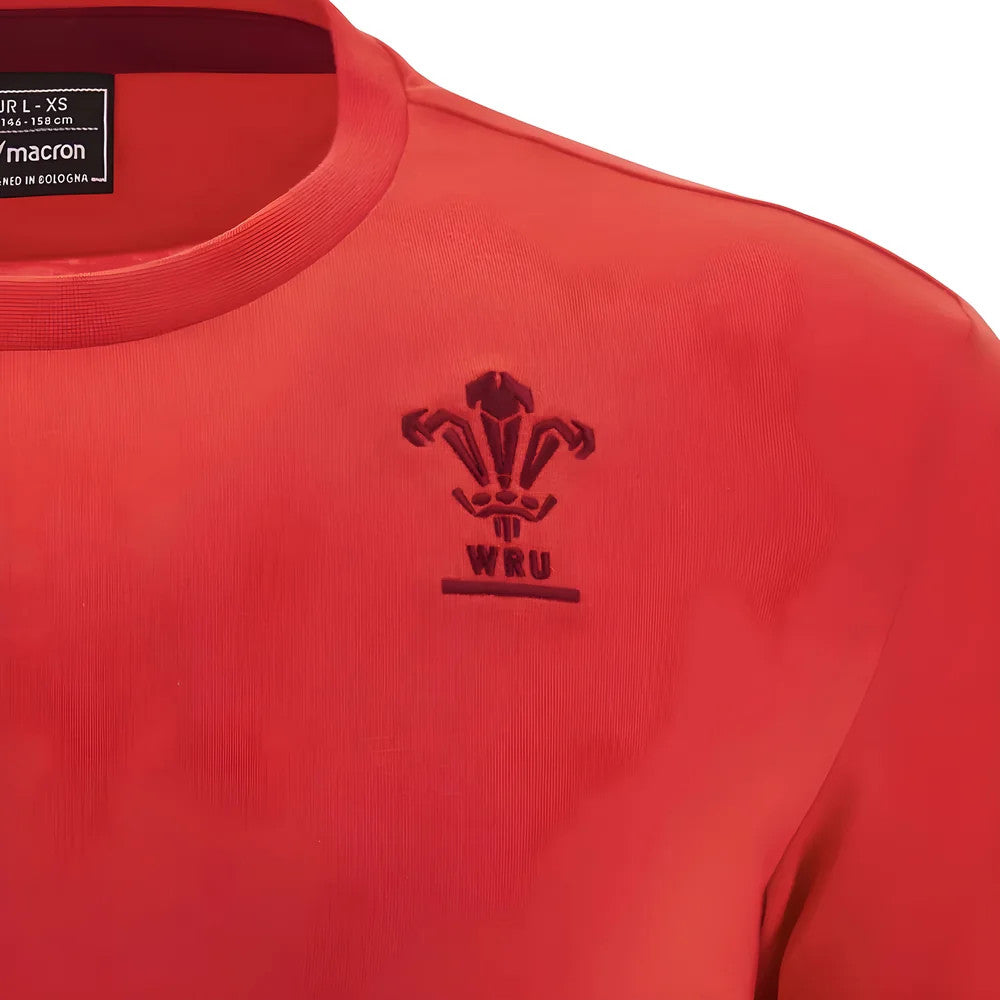 2025-2026 Wales WRU Travel Cotton Tee (Red) - Kids_3