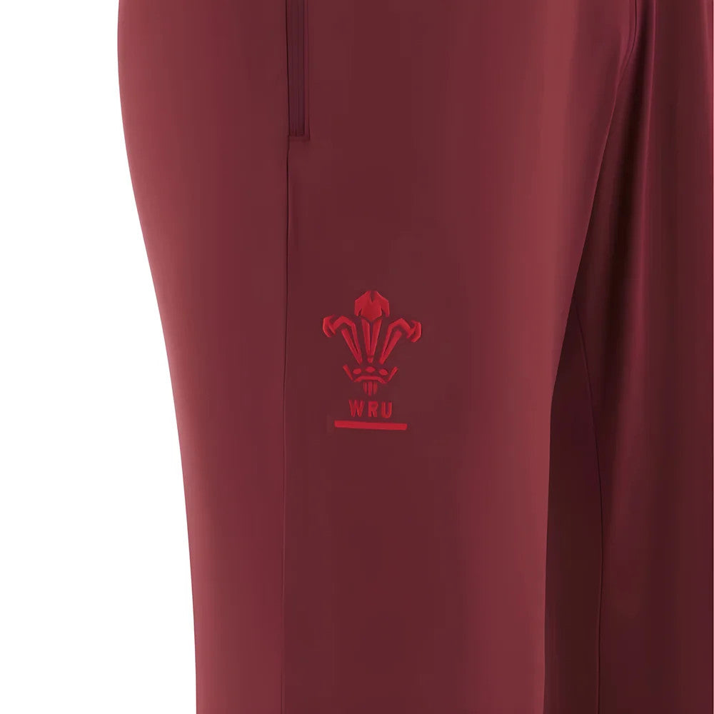 2025-2026 Wales WRU Training Player Pants (Deep Red)_3