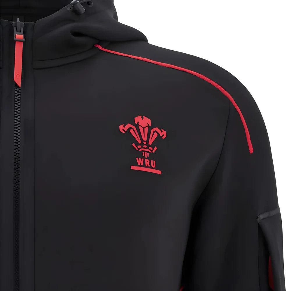 2025-2026 Wales WRU Ath Travel Tech Hoody (Black)_3