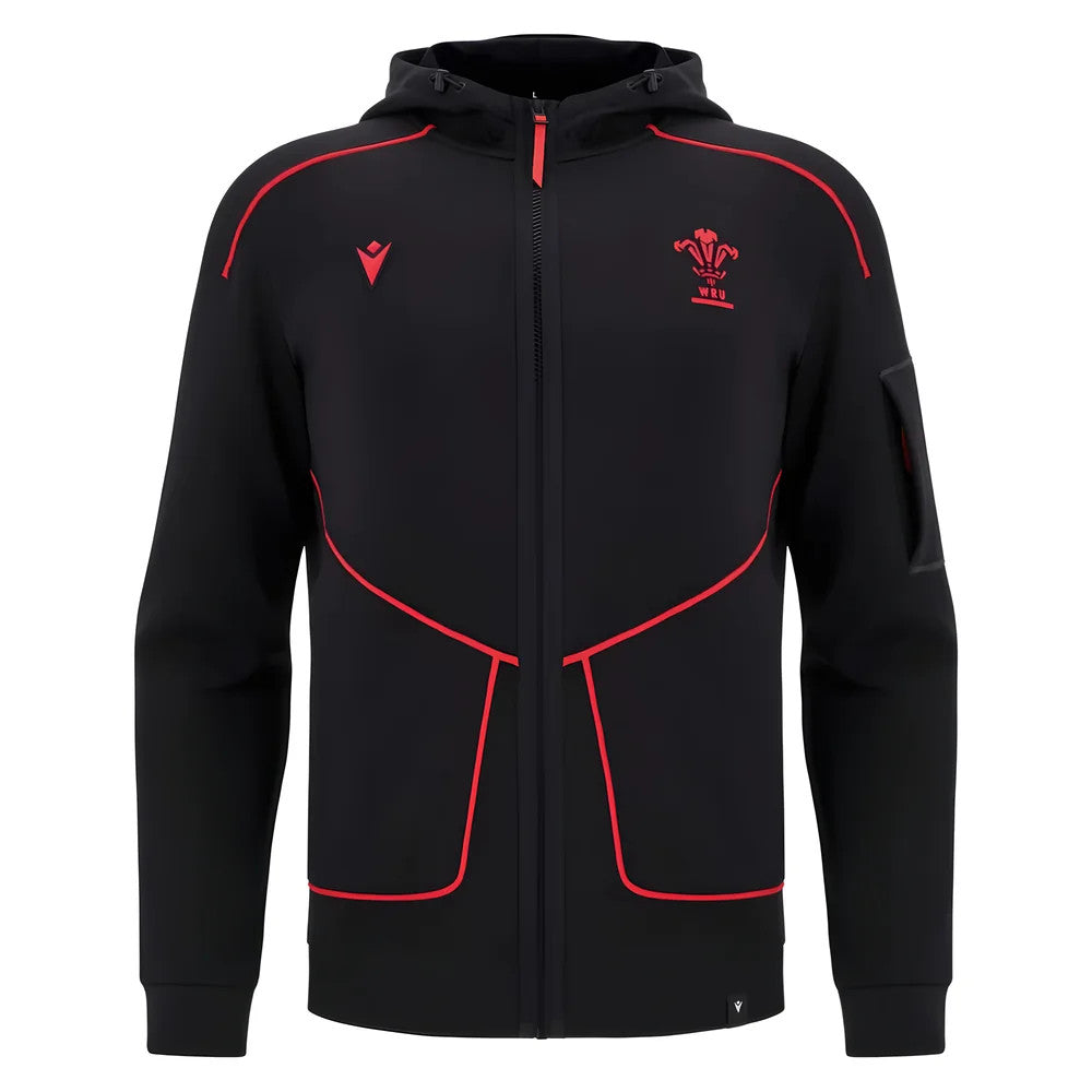 2025-2026 Wales WRU Ath Travel Tech Hoody (Black)_3