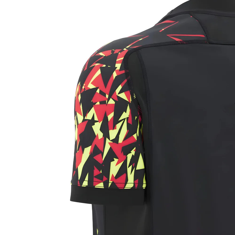 2025-2026 Wales WRU Rugby Training Jersey (Black)_3