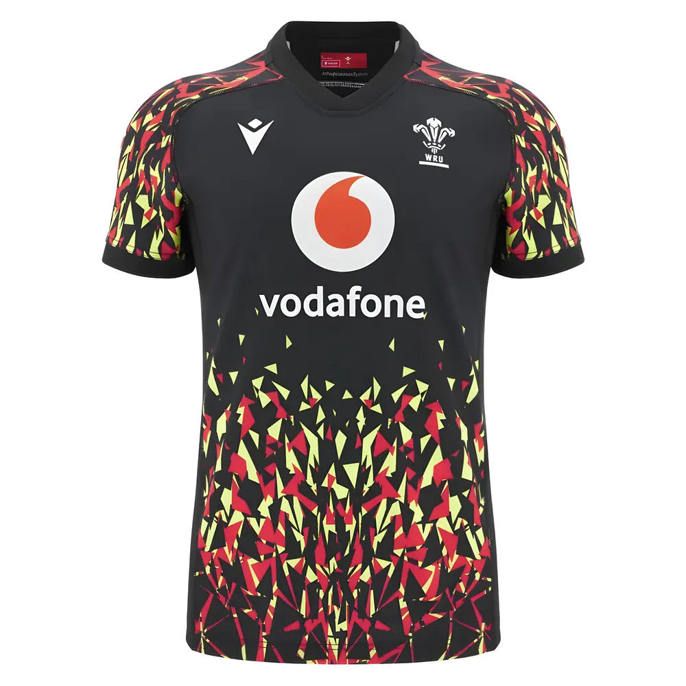 2025-2026 Wales WRU Rugby Training Jersey (Black)_3