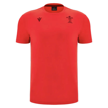 2025-2026 Wales WRU Rugby Travel Cotton Tee (Red)_3