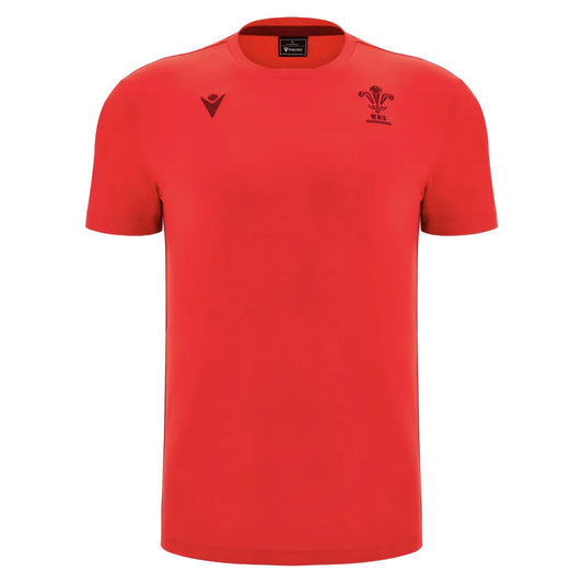 2025-2026 Wales WRU Rugby Travel Cotton Tee (Red)_3