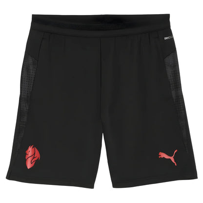 2025-2026 AC Milan Training Shorts w/pockets (Black)_1