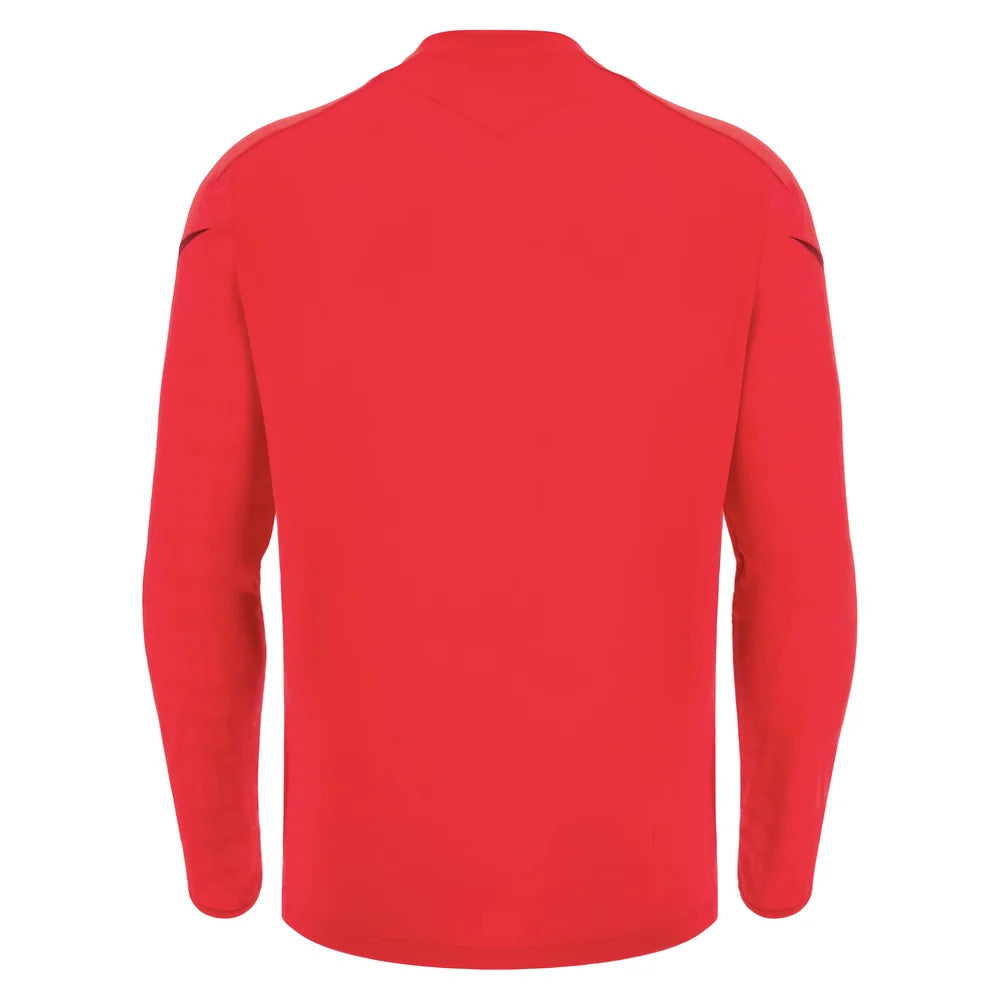 2025-2026 Wales WRU Rugby LS Player Training Shirt (Red)_3