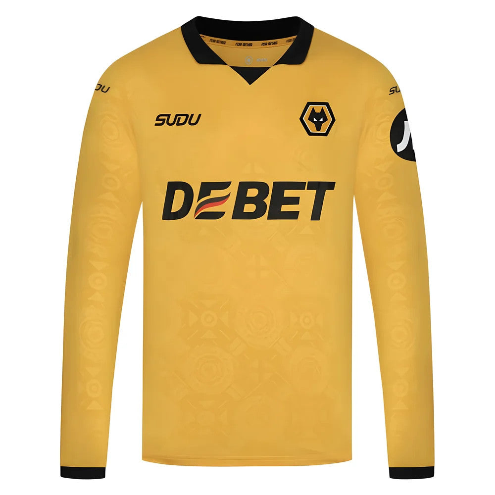 2025-2026 Wolves Long Sleeve Home Shirt_3