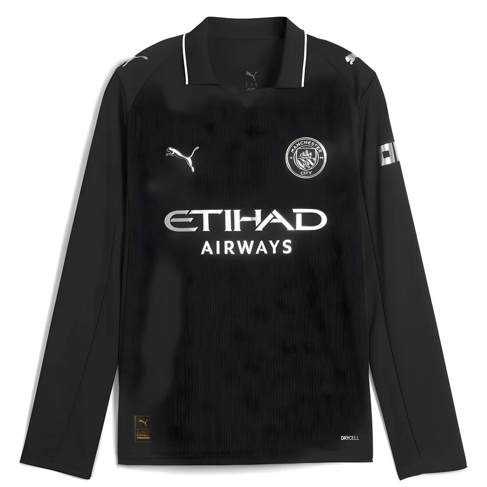 2025-2026 Man City Long Sleeve Away Shirt (Kids)_1