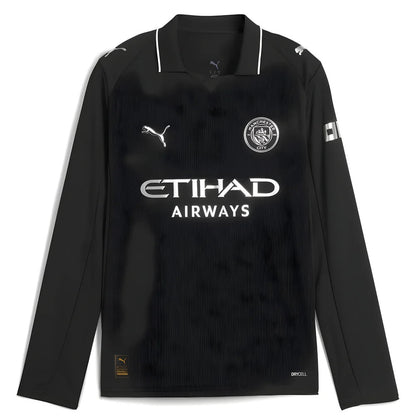 2025-2026 Man City Long Sleeve Away Shirt (Kids)_1