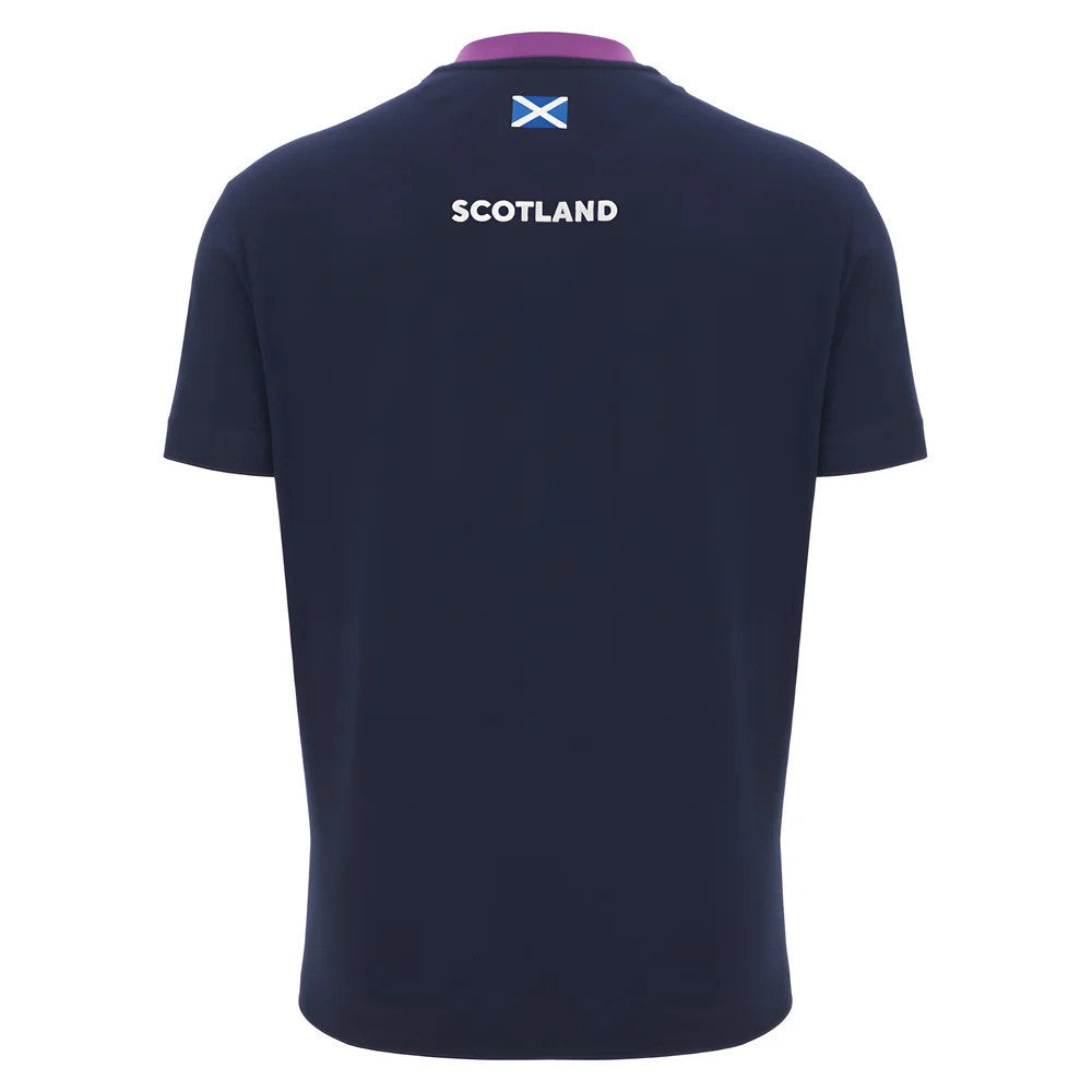2025-2026 Scotland Rugby Ath Cotton Tee (Navy)_3