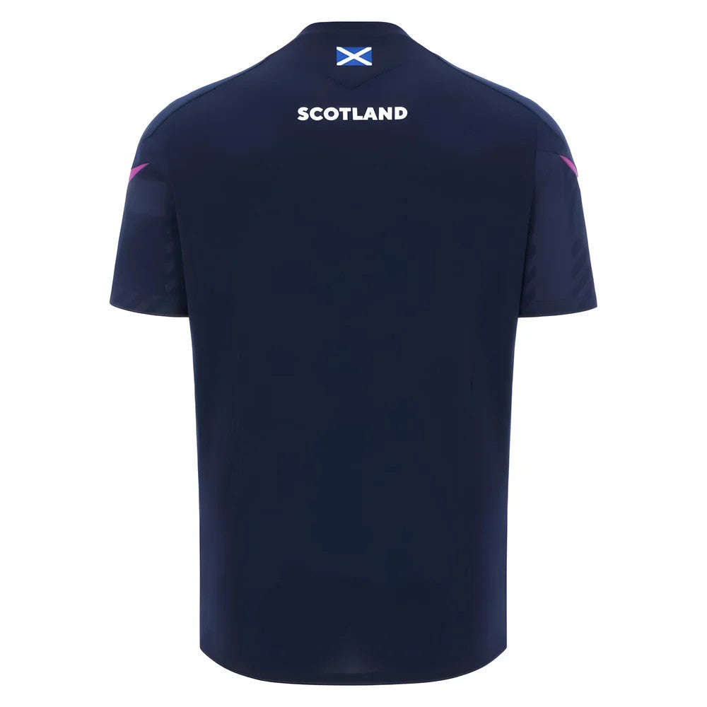 2025-2026 Scotland Rugby Training Poly Shirt (Navy) - Kids_3
