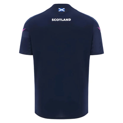2025-2026 Scotland Rugby Training Poly Shirt (Navy) - Kids_3