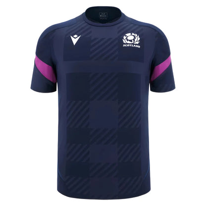 2025-2026 Scotland Rugby Training Poly Shirt (Navy) - Kids_3