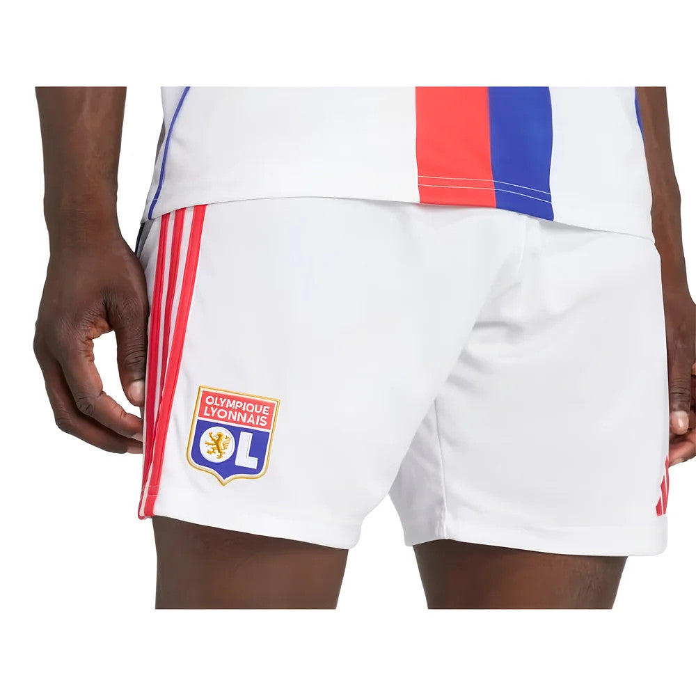 2025-2026 Olympique Lyon Home Shorts (White)_2