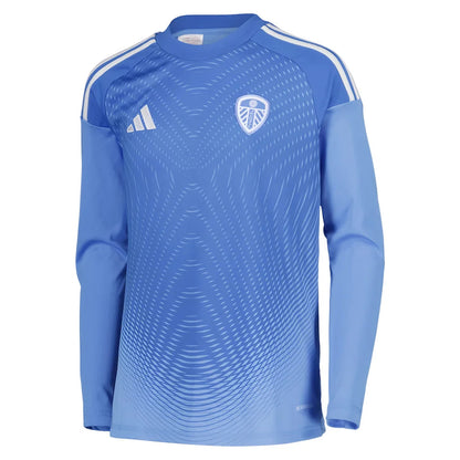 2025-2026 Leeds Home Long Sleeve Goalkeeper Shirt (Blue) - Kids_3