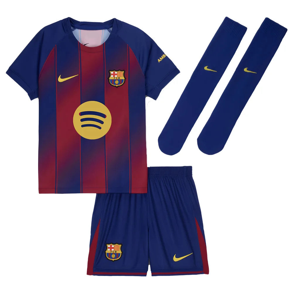2025-2026 Barcelona Home Mini Kit (Lamine Yamal 10)_3