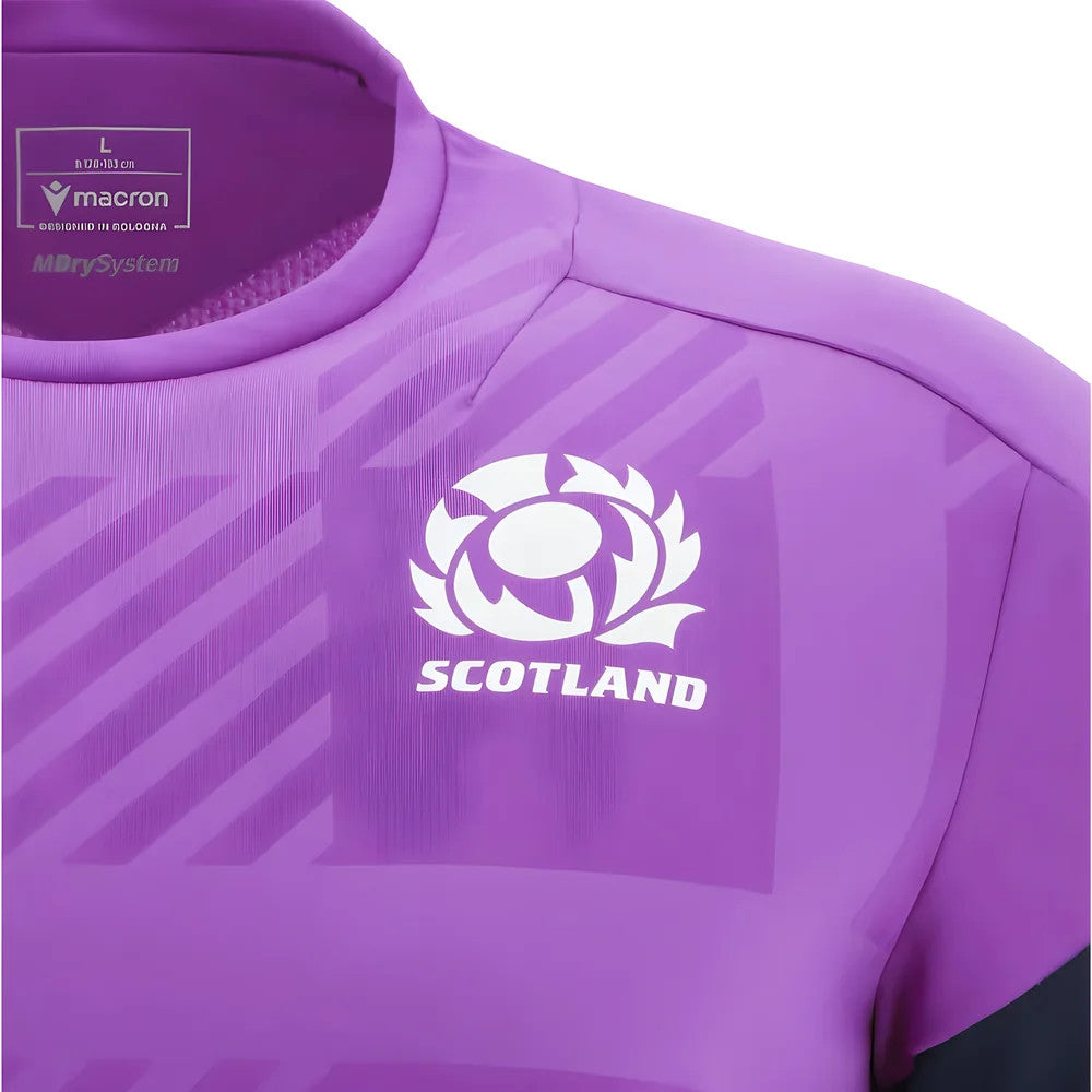 2025-2026 Scotland Rugby Training Poly Shirt (Purple)_3