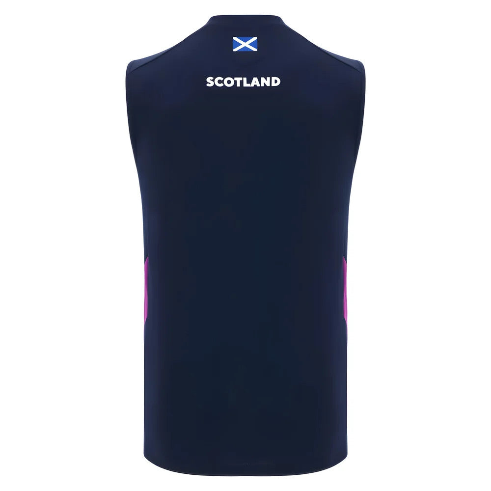 2025-2026 Scotland Poly Sleeveless Training Shirt (Navy)_2