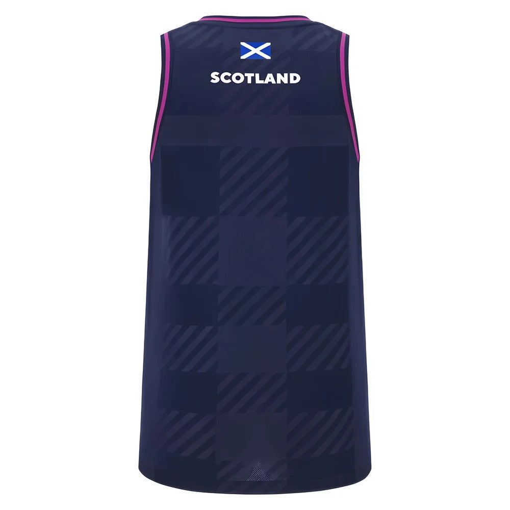2025-2026 Scotland Rugby Training Singlet (Navy) - Womens_2