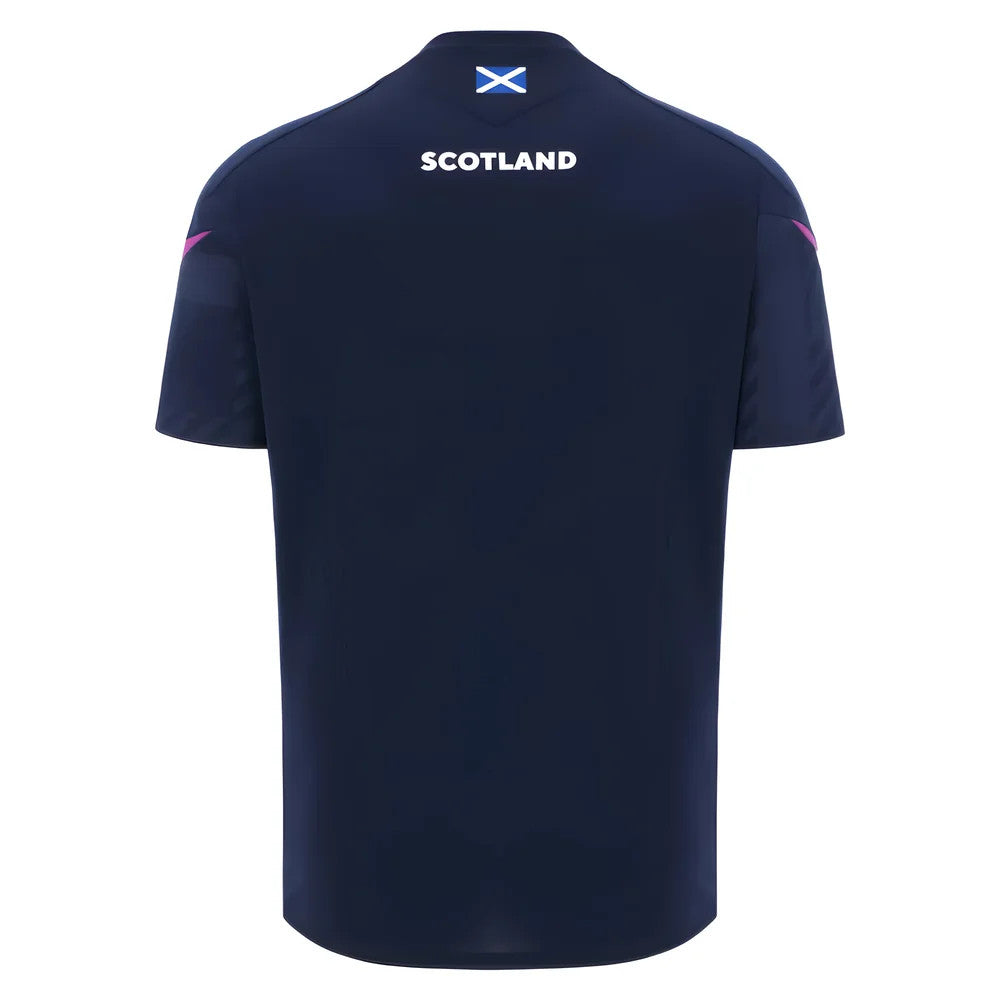 2025-2026 Scotland Rugby Training Poly Shirt (Navy)_2