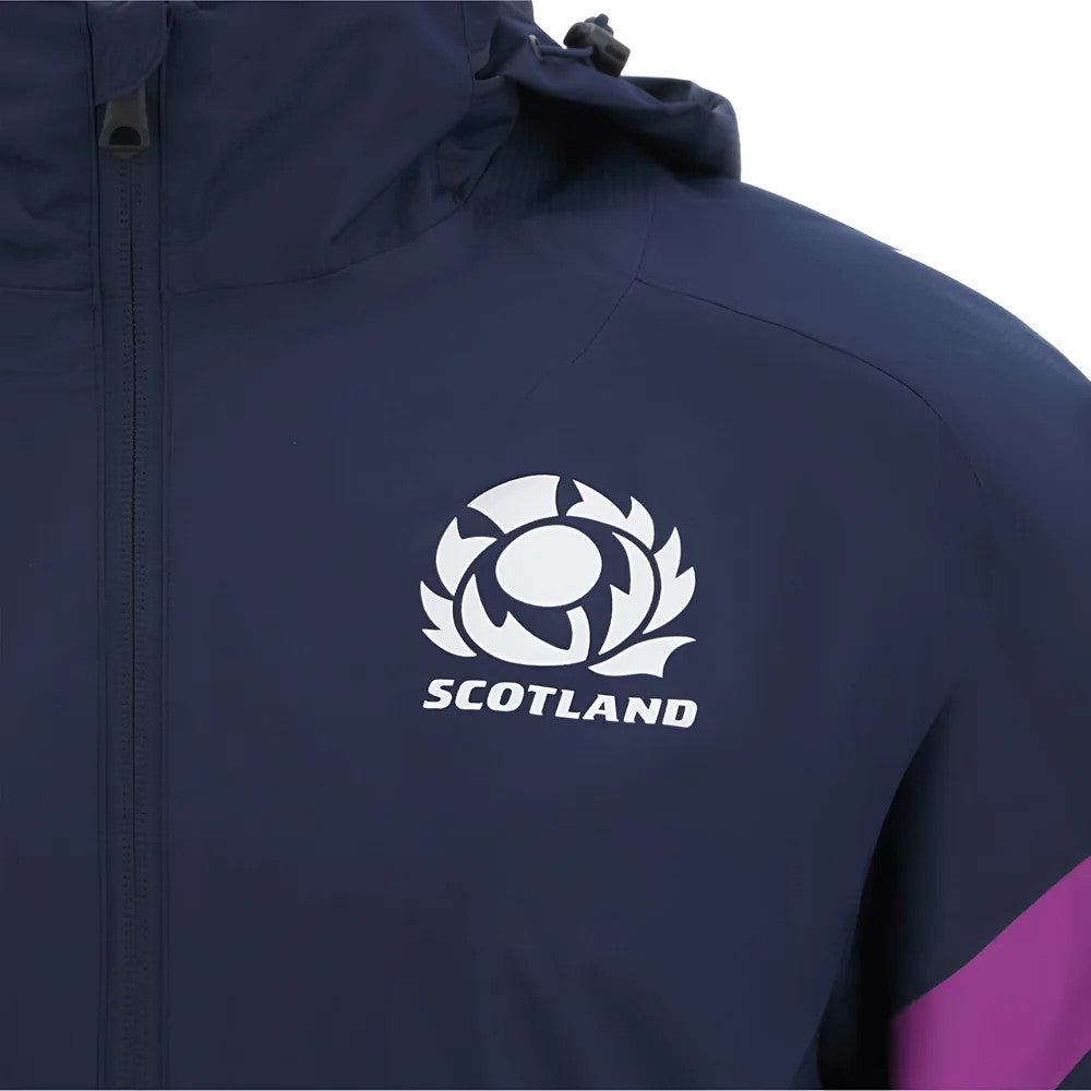 2025-2026 Scotland Rugby Rain Jacket (Navy) - Kids_3