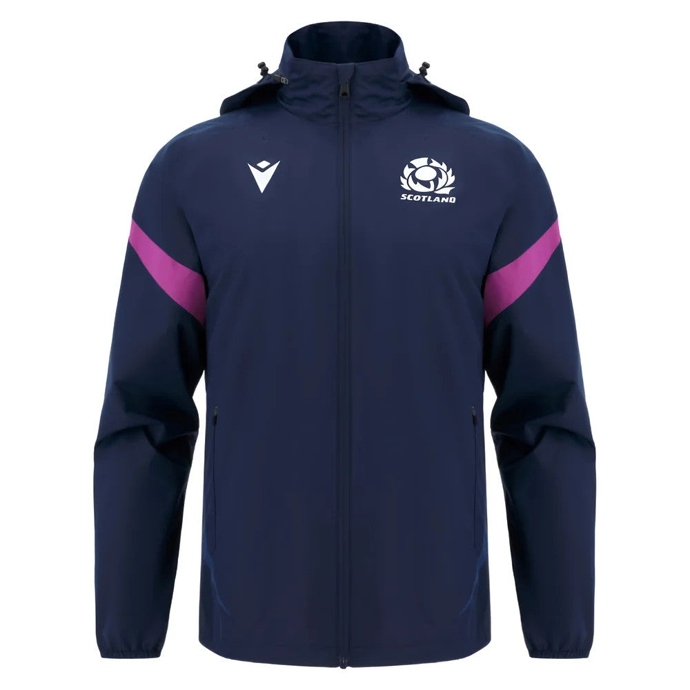 2025-2026 Scotland Rugby Rain Jacket (Navy) - Kids_3