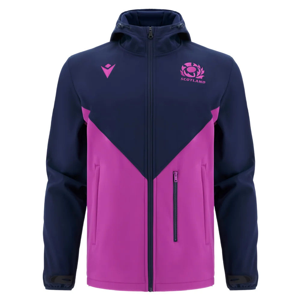 2025-2026 Scotland Rugby Softshell Jacket (Navy) - Kids_3