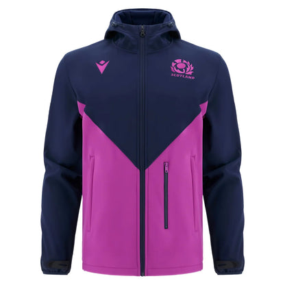 2025-2026 Scotland Rugby Softshell Jacket (Navy) - Kids_3