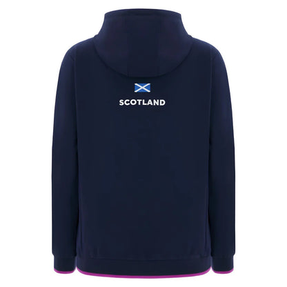 2025-2026 Scotland Rugby Travel Full Zip Hoody (Navy) - Womens_3