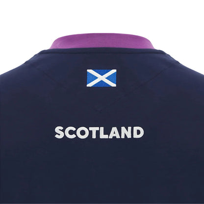 2025-2026 Scotland Rugby Ath Cotton LS Tee (Navy)_3